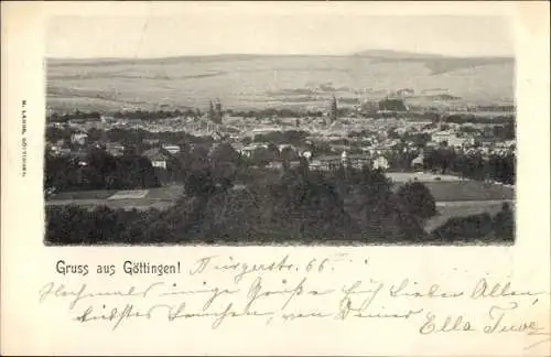 Ak Göttingen in Niedersachsen, Gesamtansicht