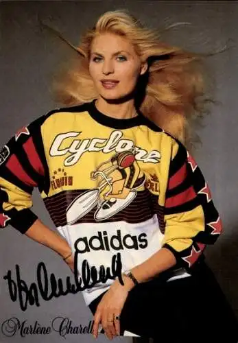 Ak Schauspielerin Marlene Charell, Portrait, Autogramm