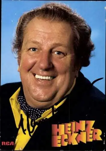 Ak Schauspieler Heinz Eckner, Portrait, Autogramm, Sänger