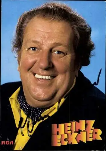 Ak Schauspieler Heinz Eckner, Portrait, Autogramm, Sänger