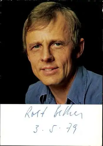 Ak Schauspieler Rolf Becker, Portrait, Autogramm