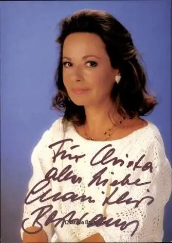 Ak Schauspielerin Chariklia Baxevonos, Portrait, Autogramm