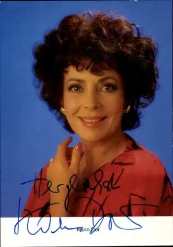 Ak Schauspielerin Karin Dor, Portrait, Autogramm