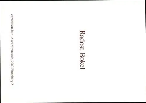 Ak Schauspielerin Radost Bokel, Portrait, Autogramm