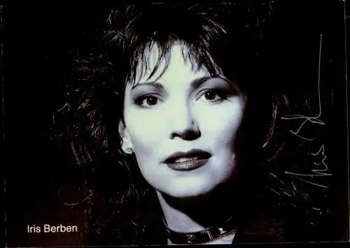 Ak Schauspielerin Iris Berben, Portrait, Autogramm