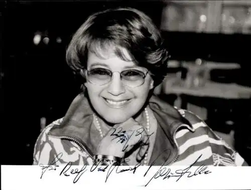 Ak Schauspieler Maria Schell, Portrait, Autogramm