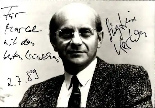 Ak Schauspieler Siegfried Kernen, Portrait, Autogramm