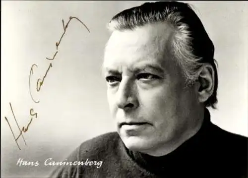 Ak Schauspieler Hans Caninenberg, Autogramm