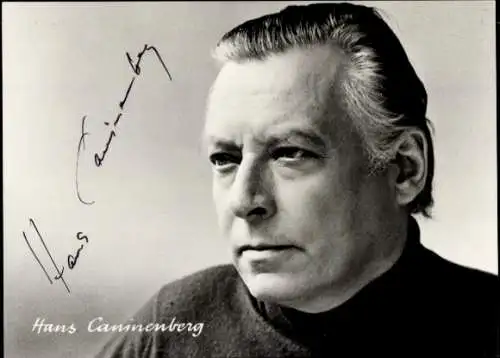Ak Schauspieler Hans Caninenberg, Autogramm
