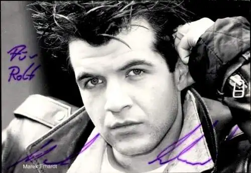 Ak Schauspieler Marek Erhardt, Portrait, Autogramm