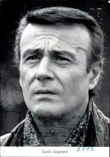 Ak Schauspieler Guido Gagliardi, Portrait, Autogramm