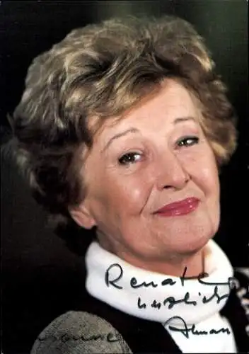 Ak Schauspielerin Susanne von Almassy, Portrait, Autogramm