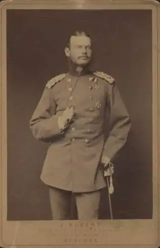 Cabinet Foto Prinz Leopold von Bayern