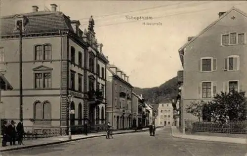 Ak Schopfheim in Baden, Hebelstraße
