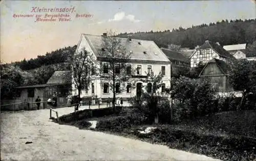 Ak Kleinreinsdorf Teichwolframsdorf in Thüringen, Restaurant zur Bergschänke