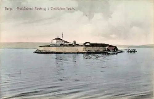 Ak Molde Norwegen, Munkholmen Faesting i Trondhjemsfjorden