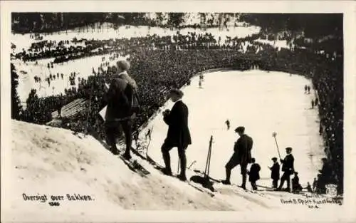 Ak Oslo Norwegen, Holmenkollen