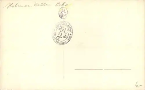 Ak Oslo Norwegen, Holmenkollen