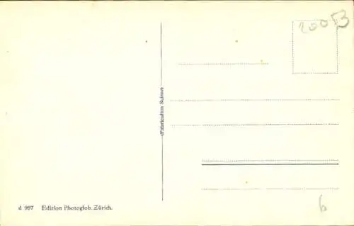 Ak Wengernalp Kanton Bern Schweiz, Wengernalpbahn, Zahnradbahn