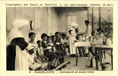 Ak Guadeloupe, Congrégation des Soeurs de Saint Paul, Dispensaire de Basse Terre