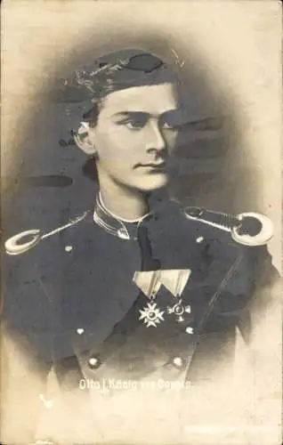Ak Otto I. König von Bayern, Portrait in Uniform