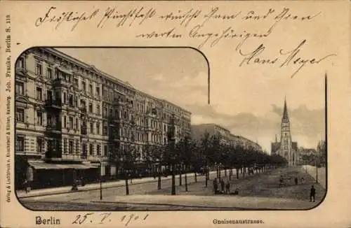 Ak Berlin Kreuzberg, Gneisenaustraße