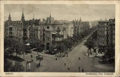 Ak Berlin Kreuzberg, Großbeerenstraße Ecke Yorckstraße