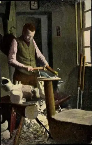 Ak Noord Brabant, Schuster, Holzschuhmacher