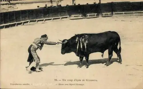 Ak Bull Racing, ein Schwertstreich von Guerrita