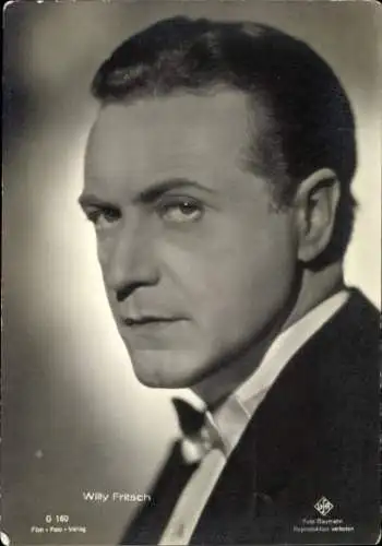 Ak Schauspieler Willy Fritsch, Portrait, Ufa Film