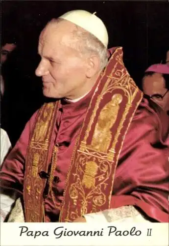 Ak Papst Johannes Paul II., Portrait