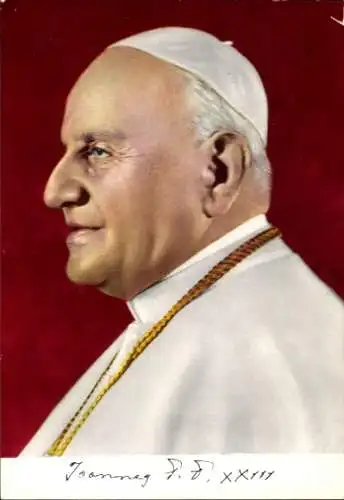 Ak Papst Johannes XXIII., Angelo Giuseppe Roncalli, Portrait