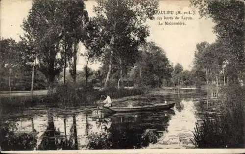Ak Beaulieu Maine-et-Loire, Bords du Layon, La Mulonniere