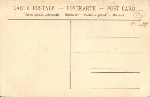 Ak Boucau Landes, Gesamtansicht