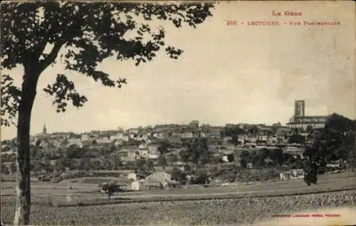Ak Lectoure Gers, Panorama