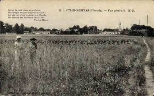 Ak Gujan-Mestras Gironde, Gesamtansicht