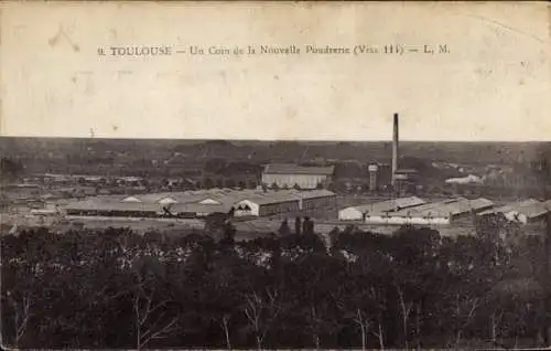 Ak Toulouse Haute Garonne, Eine Ecke der neuen Pulverfabrik