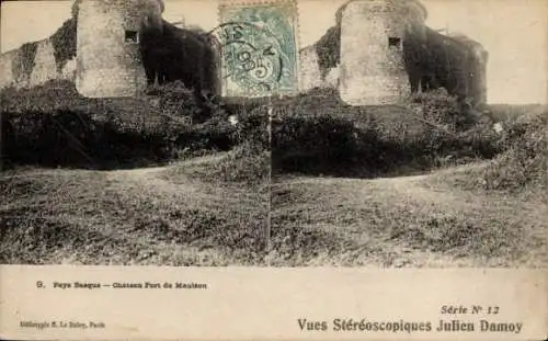 Stereo Ak Mauléon Licharre Pyrénées Atlantiques, Château Fort de Mauléon