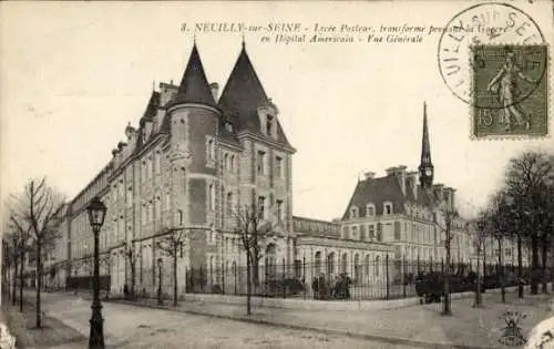 Ak Neuilly sur Seine Hauts de Seine, Lycée Pasteur