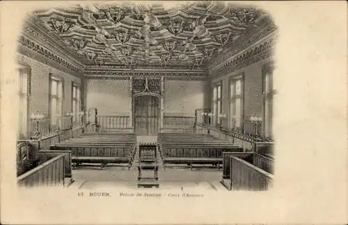 Ak Rouen Seine-Maritime, Palais de Justice