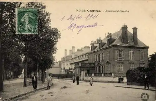 Ak Chartres Eure et Loir, Boulevard Chasles