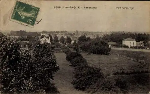 Ak Neuilly und Thelle Oise, Panorama