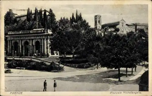 Ak Firenze Florenz Toscana, Piazzale Michelangelo