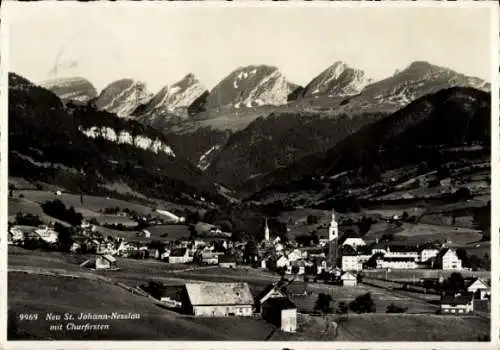 Ak Neu Sankt Johann Nesslau Kt. St. Gallen, Churfirsten