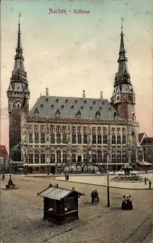 Ak Aachen, Rathaus