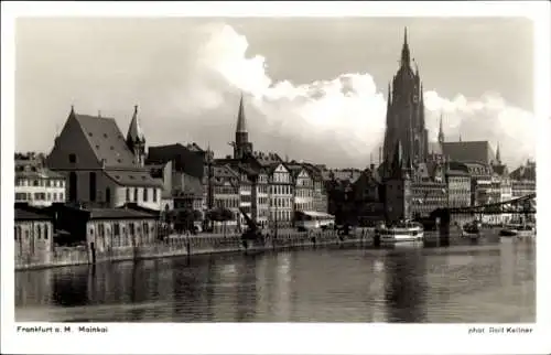 Ak Frankfurt am Main, Mainkai