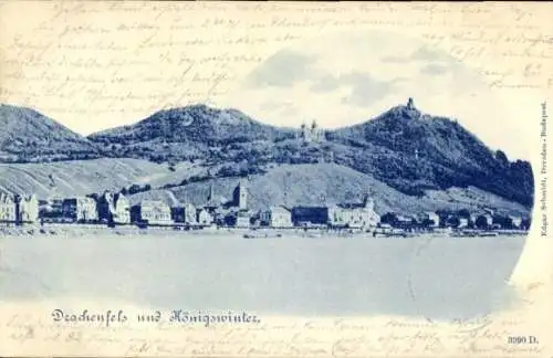 Ak Königswinter am Rhein, Drachenfels