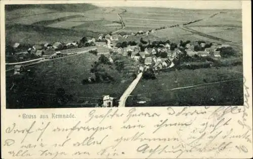 Ak Kemnade Bodenwerder an der Weser, Gesamtansicht, Blick aus der Luft