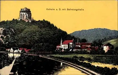 Ak Kelheim an der Donau Niederbayern, Befreiungshalle