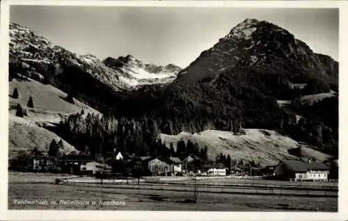 Ak Reichenbach Oberstdorf im Oberallgäu, Panorama, Nebelhorn, Rubihorn